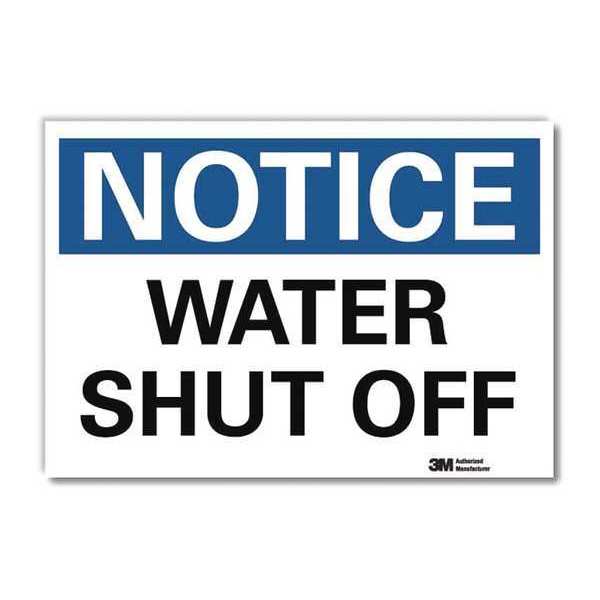 NoticeSign, ReflecSelfAdhVinyl, 10inWx7inH, U5-1619-RD_10X7