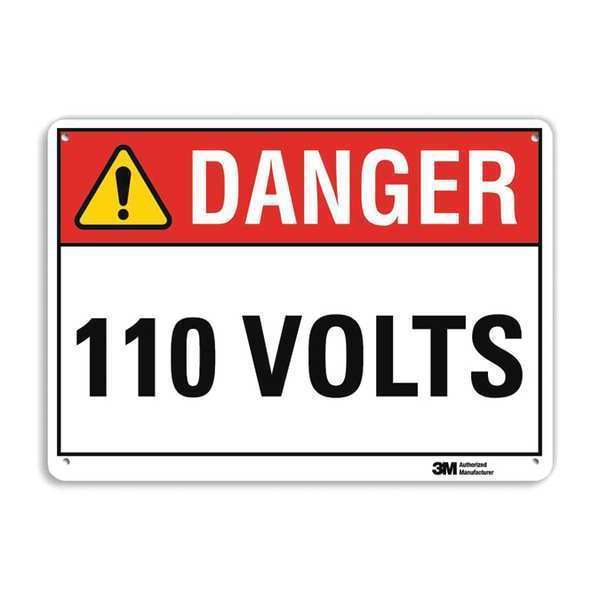 Danger Sign, 4 Hole Mount, 10in W x 7in H, U3-1003-RA_10X7