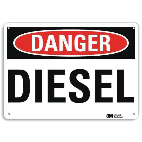 Danger Sign, 4 Hole Mount, 10in W x 7in H, U3-1293-RA_10X7