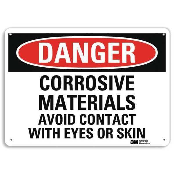 Danger Sign, 4 Hole Mount, 10in W x 7in H, U3-1275-RA_10X7