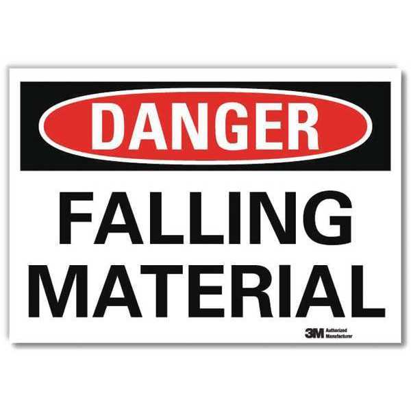Danger Sign, 7 in H, 10 in W, Reflective Sheeting, Vertical Rectangle, English, U3-1465-RD_10X7