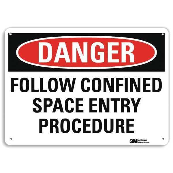 Danger Sign, 4 Hole Mount, 10in W x 7in H, U3-1513-RA_10X7