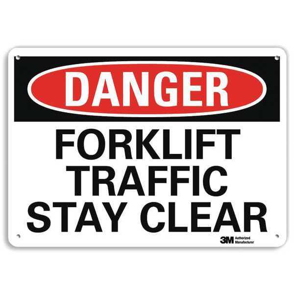 Danger Sign, 4 Hole Mount, 10in W x 7in H, U3-1515-RA_10X7