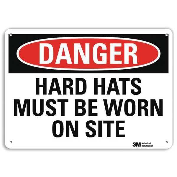 Danger Sign, 4 Hole Mount, 10in W x 7in H, U3-1558-RA_10X7