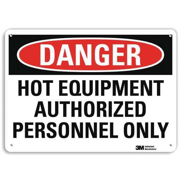 Danger Sign, 4 Hole Mount, 10in W x 7in H, U3-1656-RA_10X7