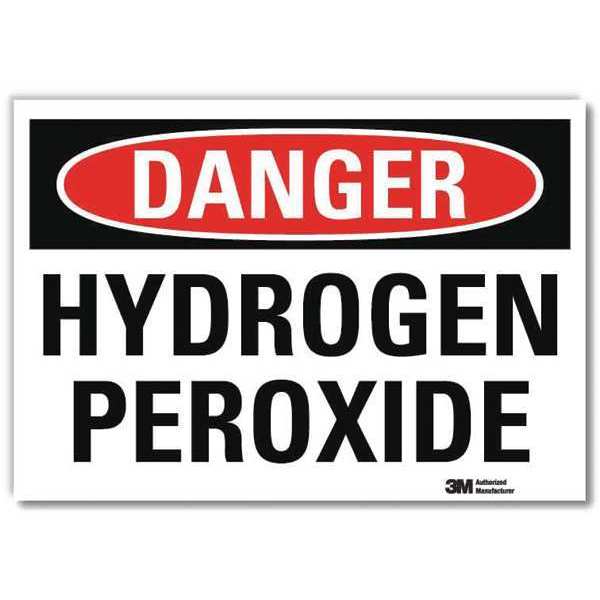 Danger Sign, 10 in H, 14 in W, Horizontal Rectangle, English, U3-1671-RD_14X10