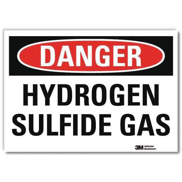 Danger Sign, 7 in H, 10 in W, Vertical Rectangle, English, U3-1672-RD_10X7
