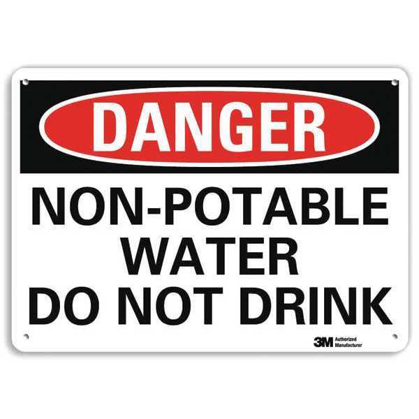 Danger Sign, 4 Hole Mount, 10in W x 7in H, U3-1876-RA_10X7