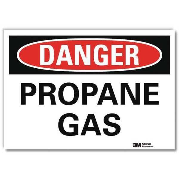 Danger Sign, 10 in H, 14 in W, Horizontal Rectangle, English, U3-1936-RD_14X10