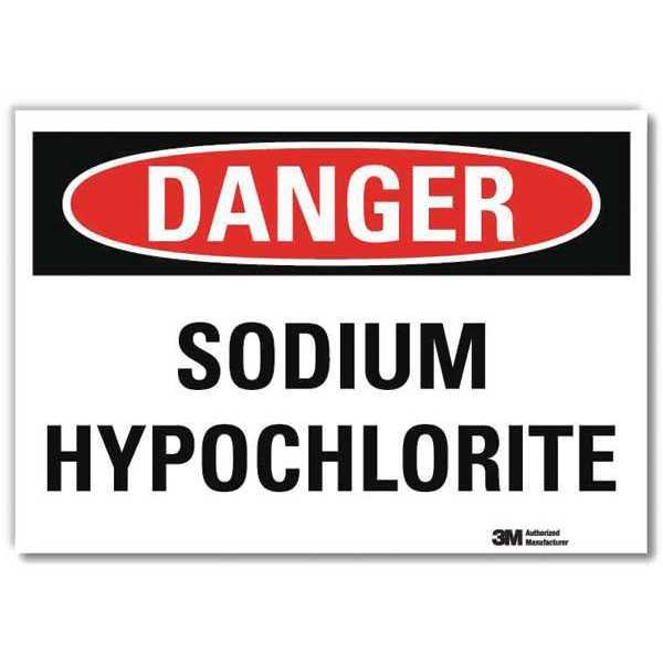 Danger Sign, 10 in H, 14 in W, Horizontal Rectangle, English, U3-1985-RD_14X10