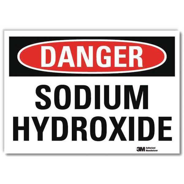 Danger Sign, 7 in H, 10 in W, Vertical Rectangle, English, U3-1984-RD_10X7