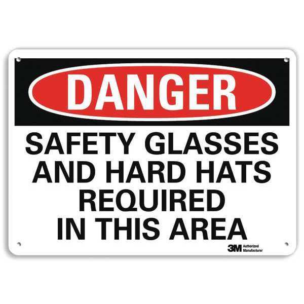 Danger Sign, 4 Hole Mount, 10in W x 7in H, U3-1966-RA_10X7