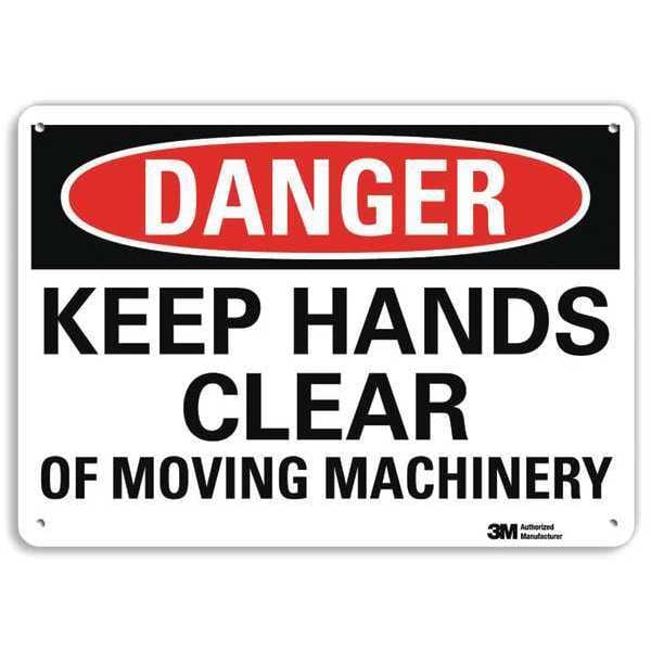 Danger Sign, 4 Hole Mount, 10in W x 7in H, U3-1709-RA_10X7