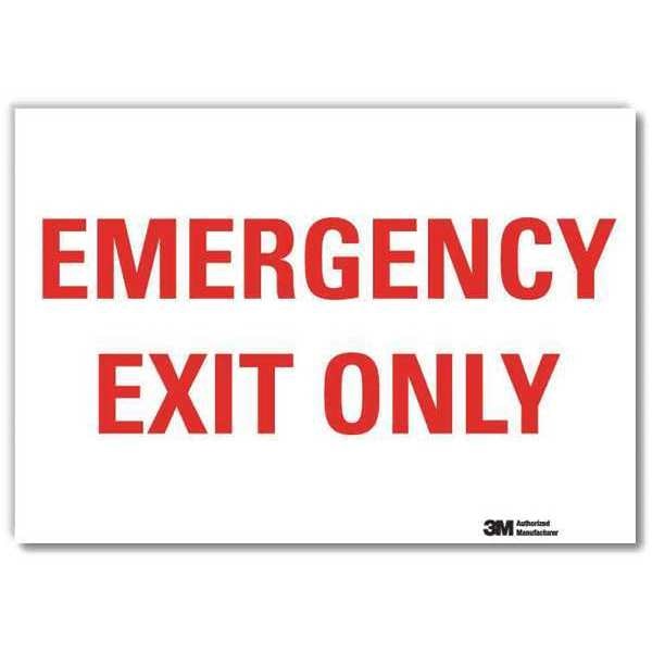 Emrgncy Sign, 10x14in, Reflective Sheeting