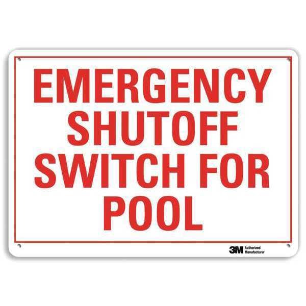 Safety Sign, 7 in Height, 10 in Width, Aluminum, Vertical Rectangle, English, U7-1145-RA_10X7