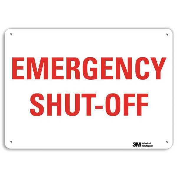 Safety Sign, 7 in Height, 10 in Width, Aluminum, Vertical Rectangle, English, U7-1140-RA_10X7