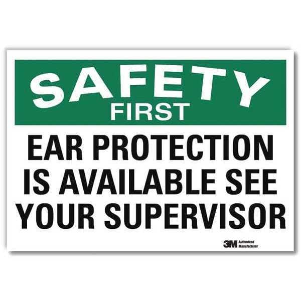 Safety Sign, 10 in H, 14 in W, Reflective Sheeting, Horizontal Rectangle, English, U7-1182-RD_14X10