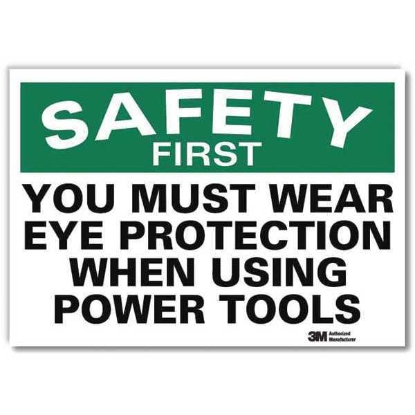 Safety Sign, 5 in H, 7 in Width, Reflective Sheeting, Horizontal Rectangle, English, U7-1278-RD_7X5