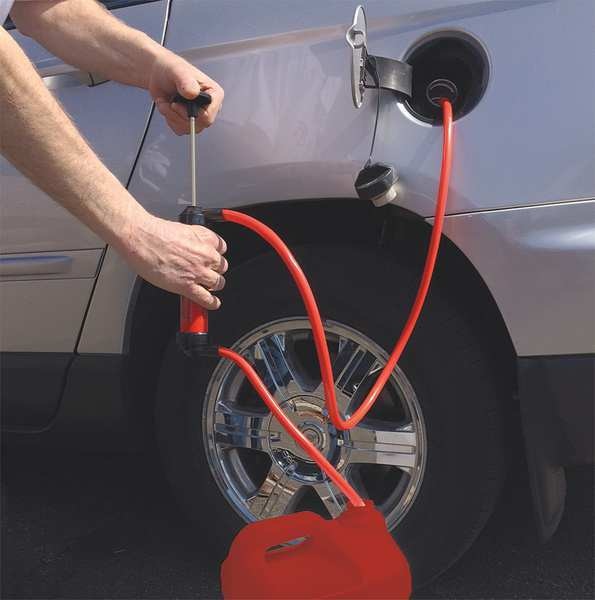Pump, PVC, Red, Flow Capacity 0.1L