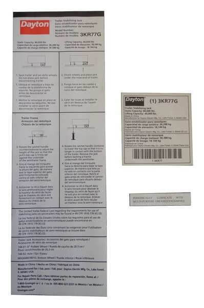 Instruction Label