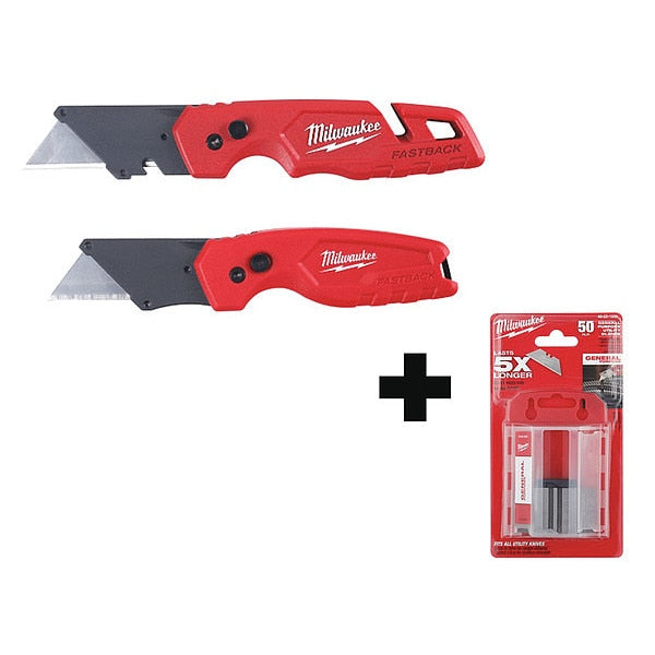 Folding Utility Knife , Utility , General Purpose , Plastic ,