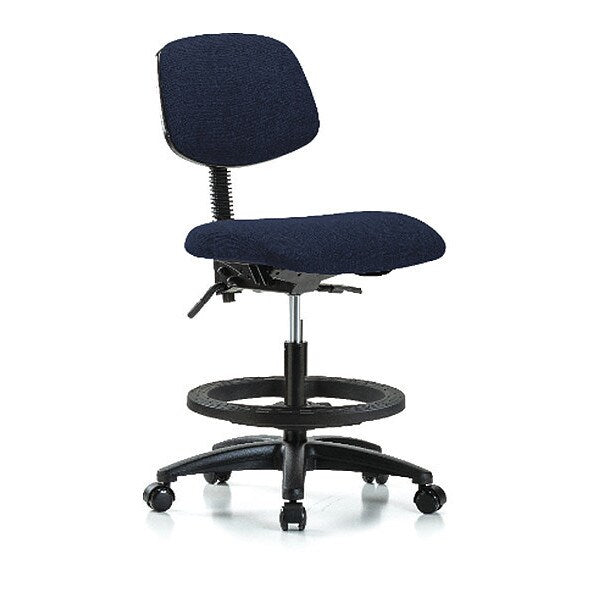 Chair, Fab, Med Bench, Tilt BF Casters, Nav