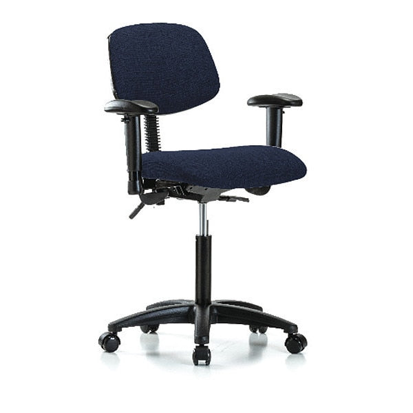 Chair, Fab, Med Bench, Tilt AA Casters, Nav