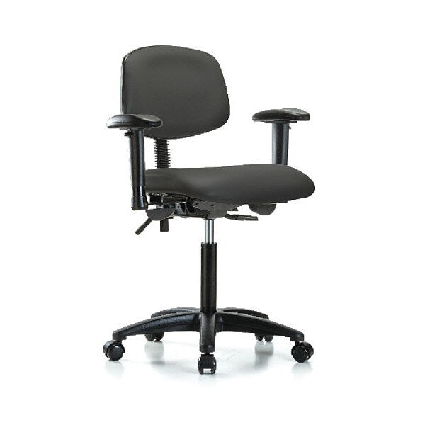 Chair, Vin, Med Bench, Tilt AA Casters, Gry