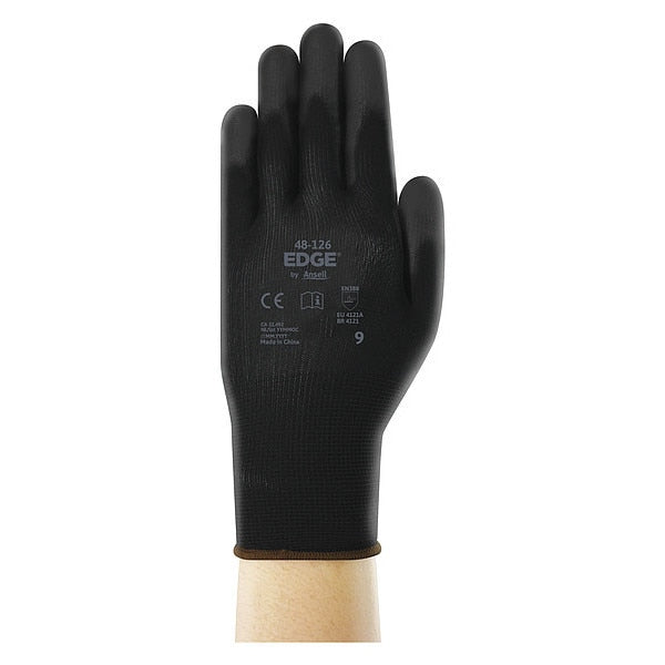 Knit Gloves, Black, 12 PK