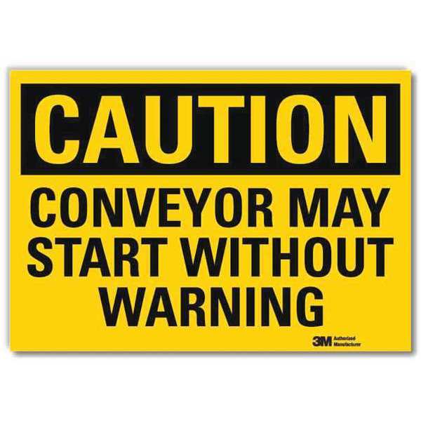 Safety Sign, 5 in H, 7 in Width, Reflective Sheeting, Horizontal Rectangle, English, U4-1156-RD_7X5