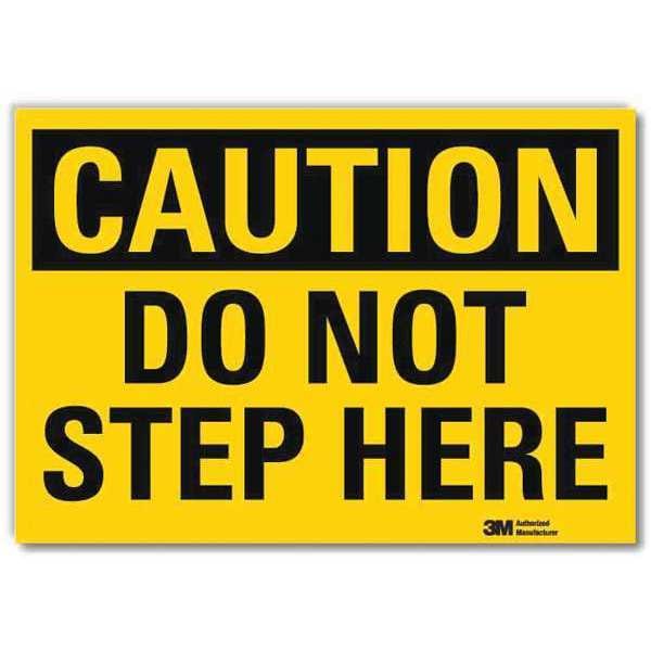 Safety Sign, 5 in H, 7 in Width, Reflective Sheeting, Horizontal Rectangle, English, U4-1204-RD_7X5