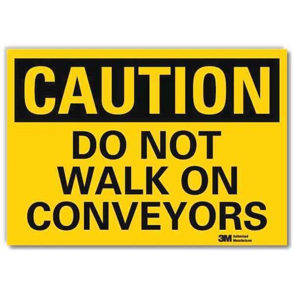 Safety Sign, 10 in H, 14 in W, Reflective Sheeting, Horizontal Rectangle, English, U4-1209-RD_14X10