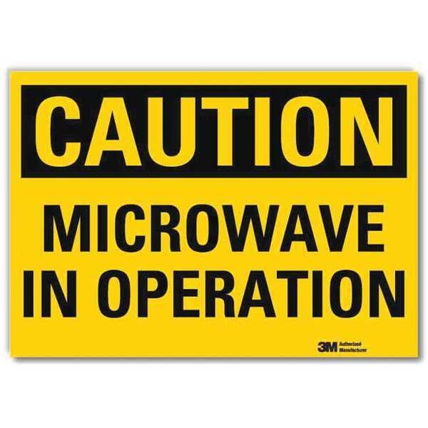 Caution Sign, 7 in H, 10 in W, Reflective Sheeting, Vertical Rectangle, U4-1528-RD_10X7