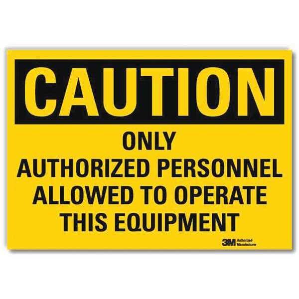 Safety Sign, 5 in Height, 7 in Width, Reflective Sheeting, Horizontal Rectangle, English