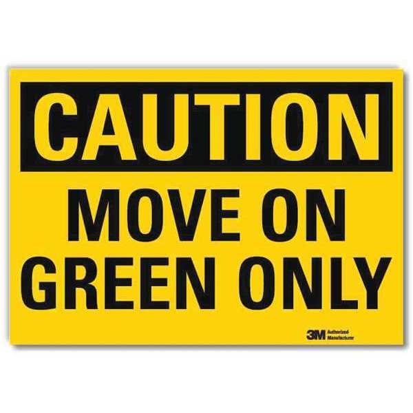 Reflective Lift Truck Label, 10 in H, 14 in W, Plastic, Horizontal English, U4-1536-RD_14X10