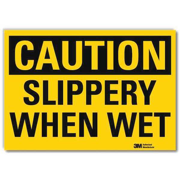 Safety Sign, 7 in Height, 10 in W, Reflective Sheeting, Vertical Rectangle, English, U4-1671-RD_10X7