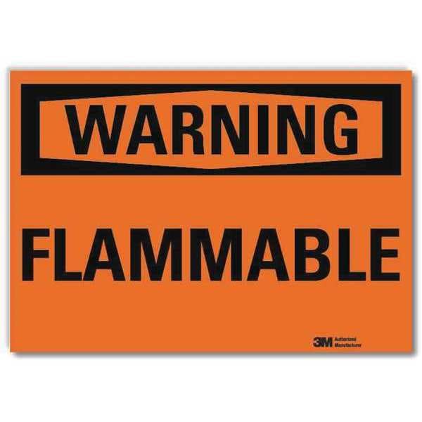 Warning Sign, 10 in H, 14 in W, Horizontal Rectangle, English, U6-1089-RD_14X10