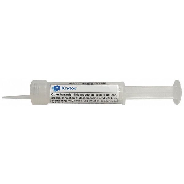 Vacuum Pump Lubricant, 1514, Syringe, 0.5 Oz.
