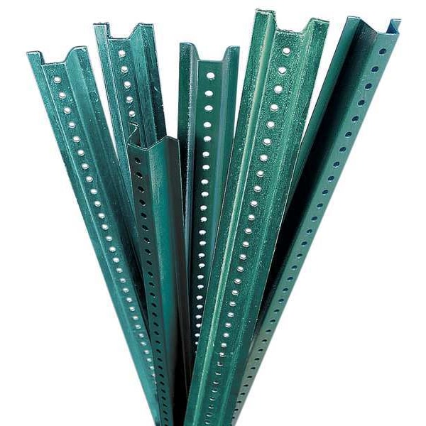 Sign Post, Green, Steel, 10 ft L