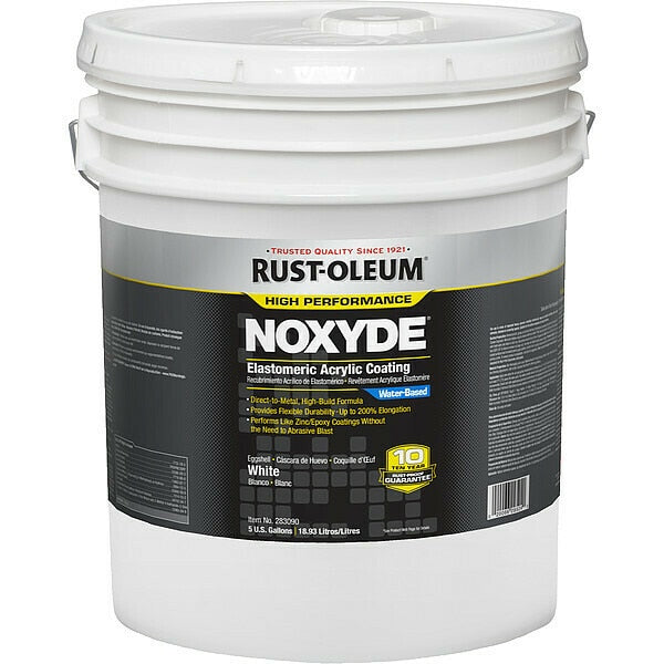 Elastomeric Acrylic Coating, White, 5 gal.