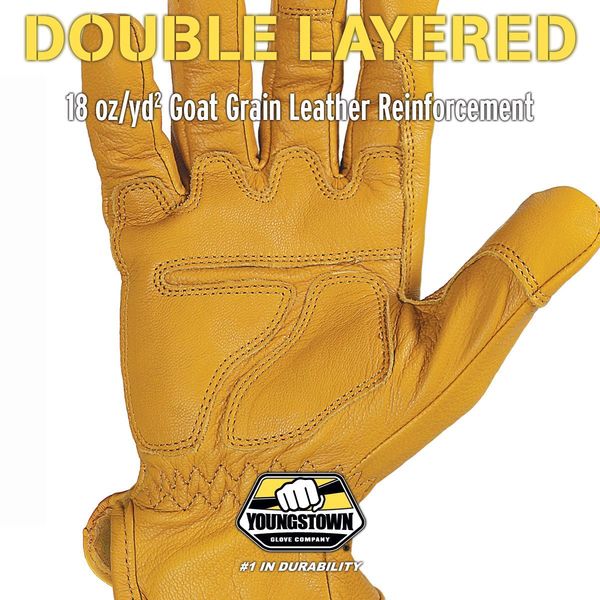 Arc Flash Gloves, 2XL, Tan, Slip On, PR