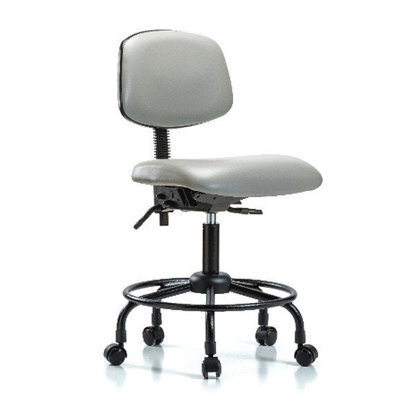 Bench Chair, Vinyl, RT Tilt, Casters, Dov