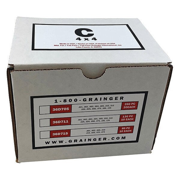 Slotted Shim Kit 4 x 4