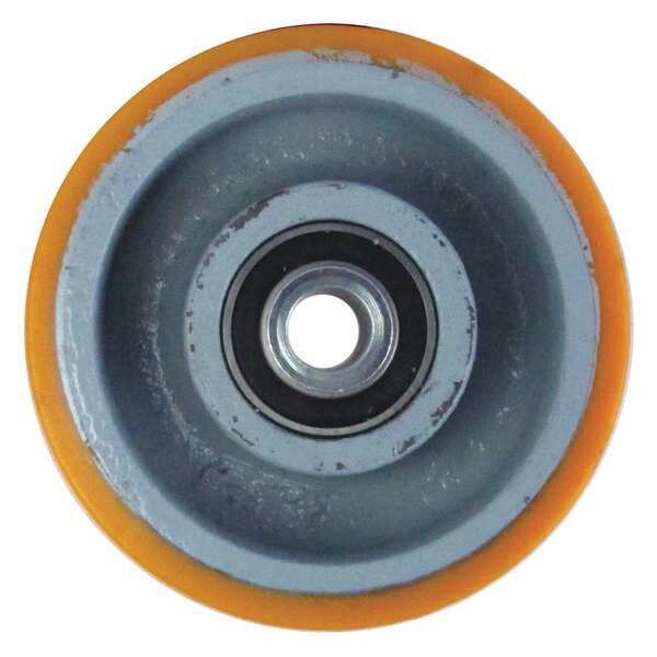 Caster Wheel, Polyurethane, 6 in., 2300 lb.