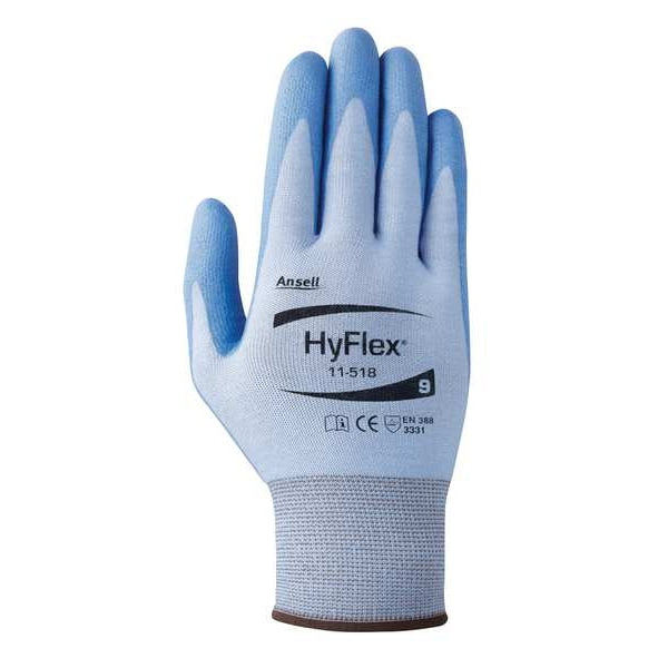 Cut Resistant Coated Gloves, A2 Cut Level, Polyurethane, 10, 1 PR