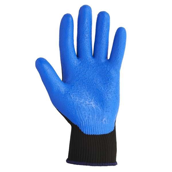 Coated Gloves, Foam Nitrile, M, Black, PR