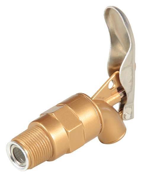 Drum Faucet, Brass Plated Zinc
