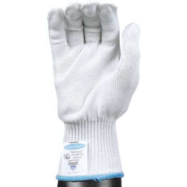 Cut Resistant Gloves, A6 Cut Level, Uncoated, M, 1 PR