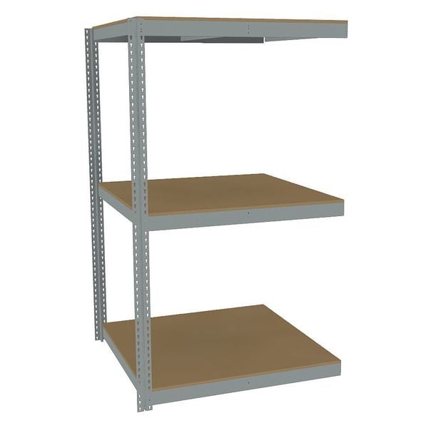 Boltless Shelving Add-On, 48x48, 3 Shelf