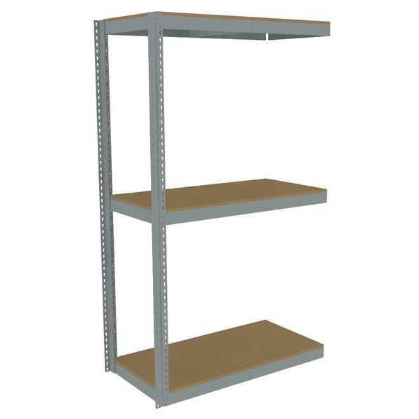 Boltless Shelving Add-On, 48x24, 3 Shelf
